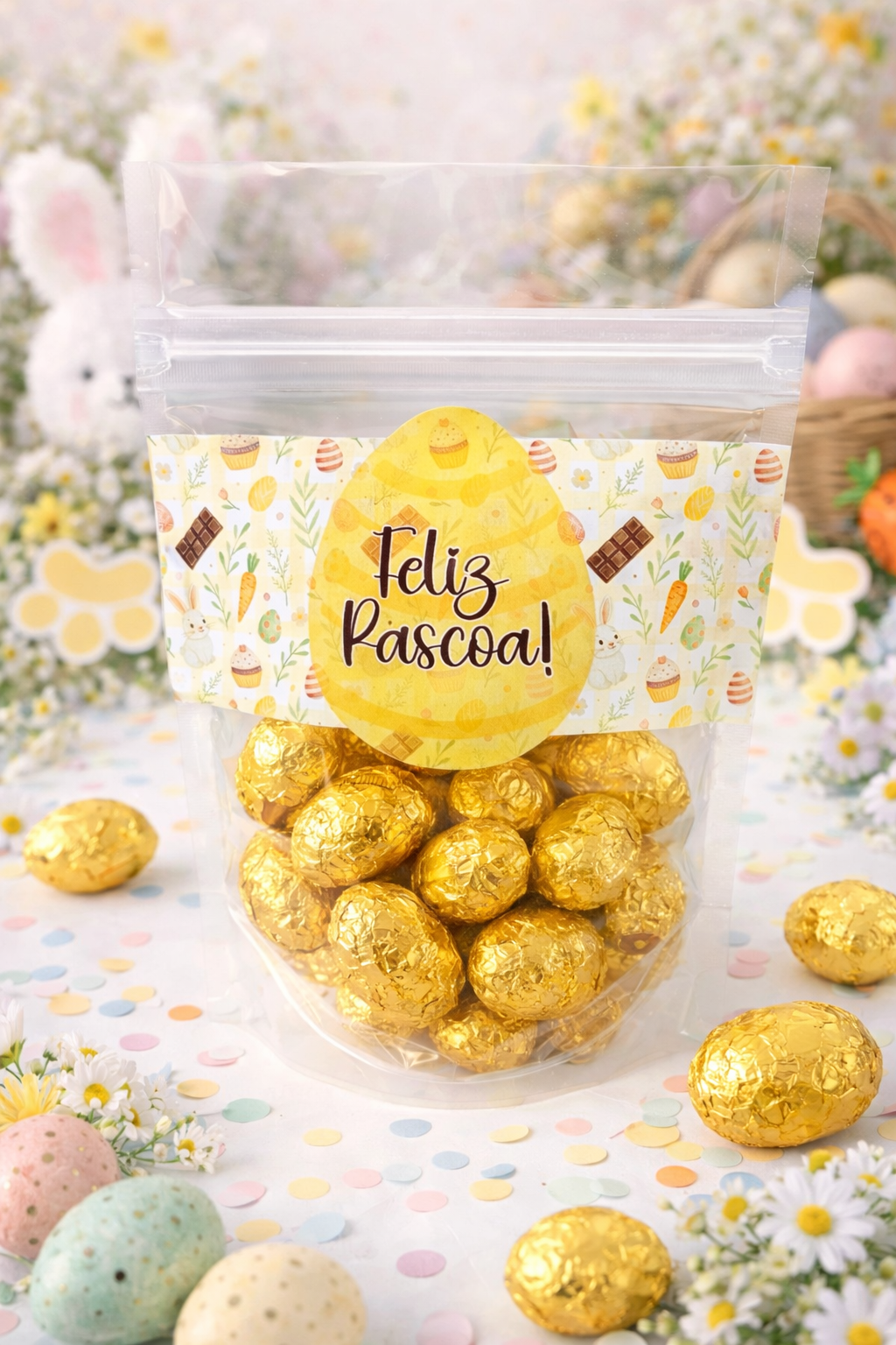 Saquinho Ziplock - Páscoa - 10 unidades