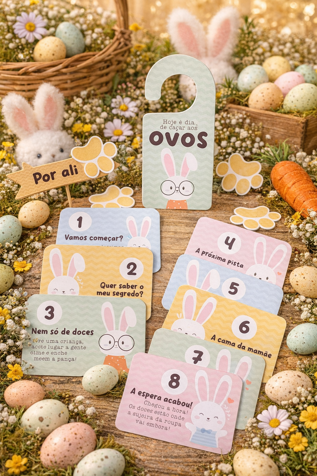 Kit Caça aos Ovos - Páscoa