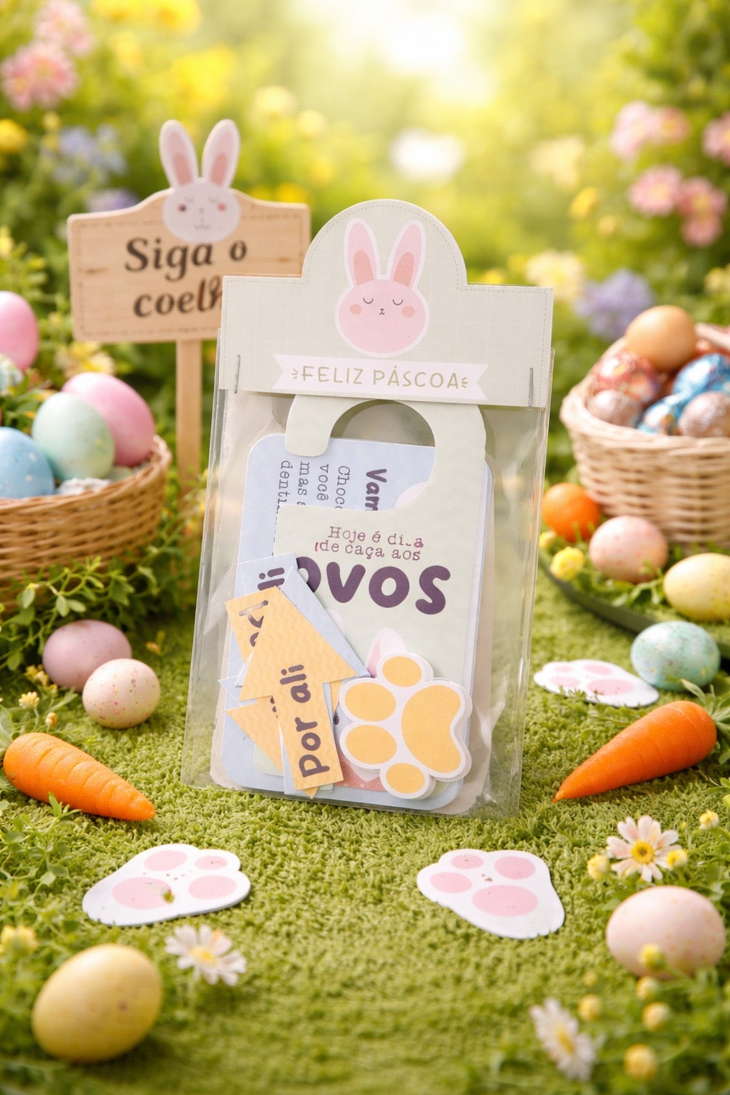 Kit Caça aos Ovos - Páscoa