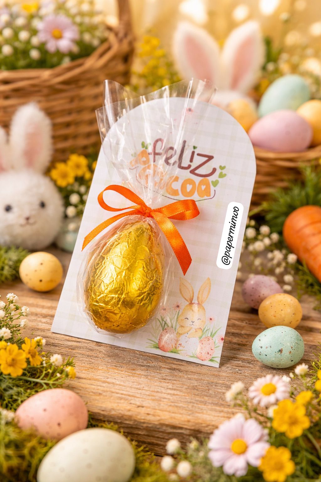 Card Feliz Páscoa - Arquivo Digital